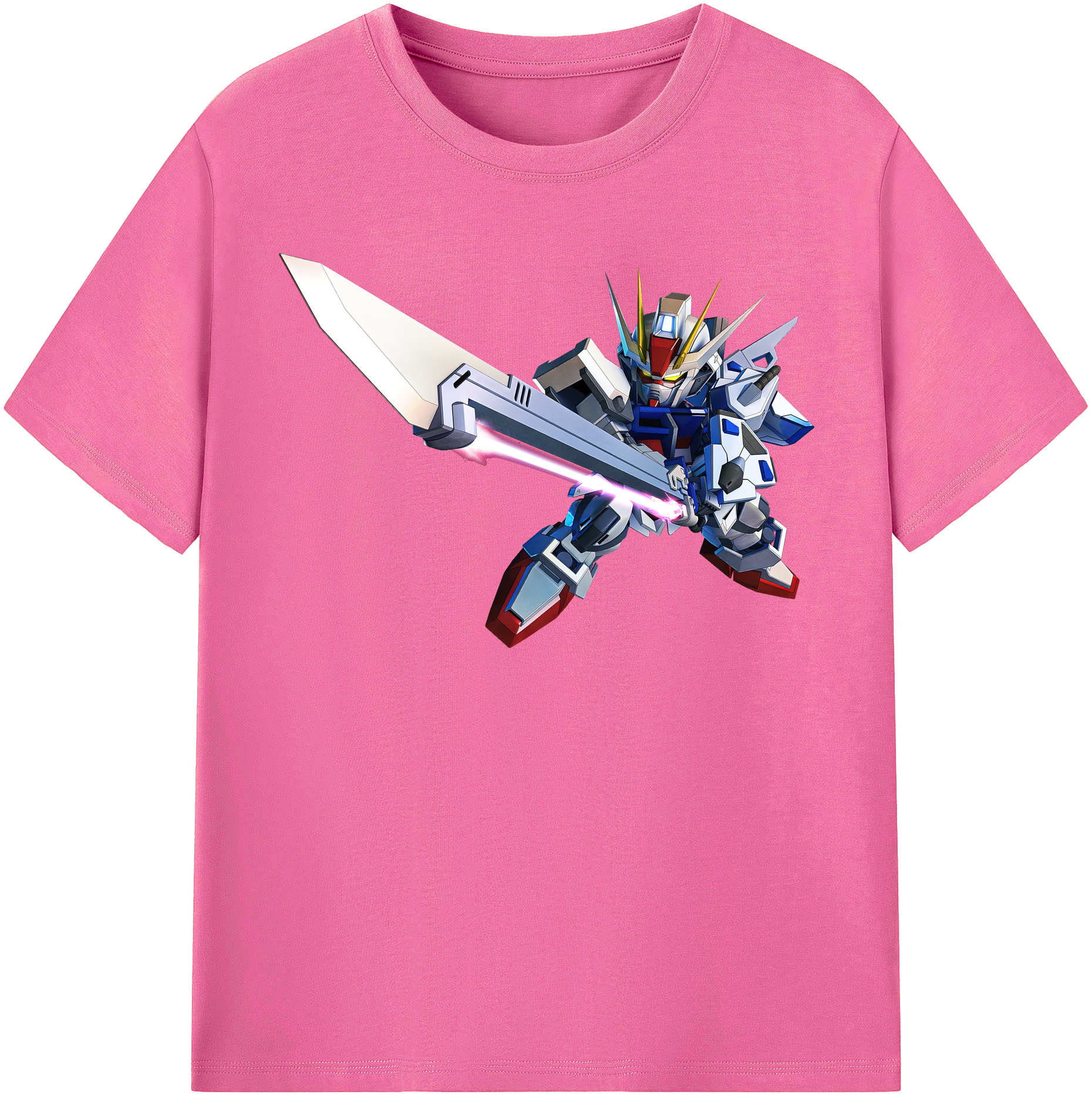 （画像用） 機動戦士ガンダム Mobile Suit Gundam レディースカジュアルプリントTシャツ（綿100％）